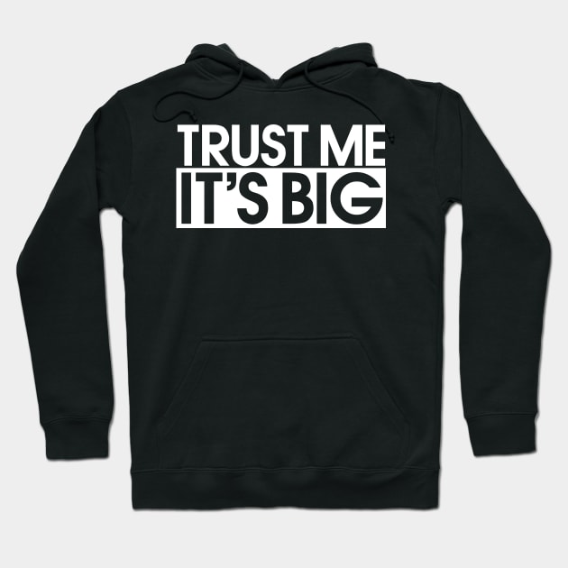 Hung Men's Trust Me It's Big Hoodie by The Lucid Frog